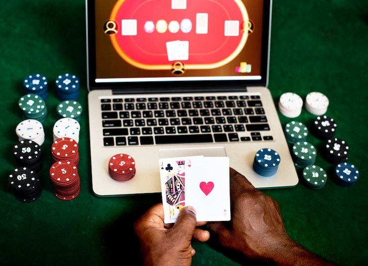 Meja Blackjack Evolution Gaming dengan dealer langsung